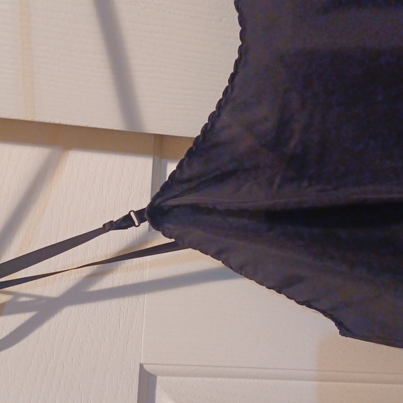 Vintage Wonder Maid Fine Lingerie Black Spagetti Strap Slip Dress - Picture 2 of 7